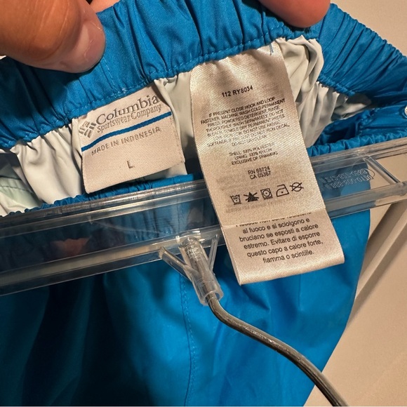 Columbia Waterproof Outer Shell Pants Youth Large - Blue - Picture 2 of 6